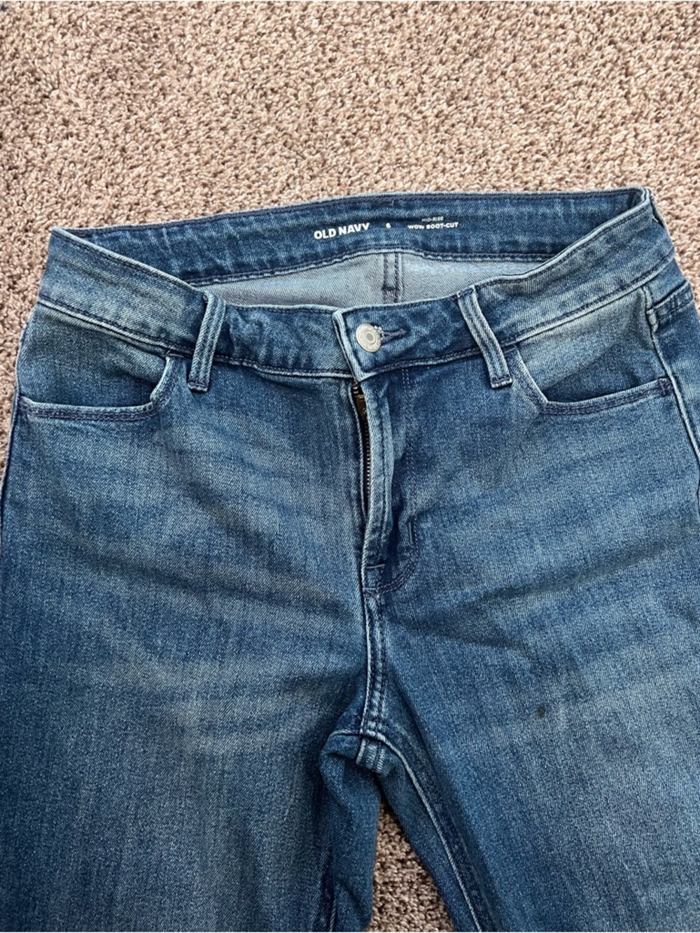 Old Navy Mid-rise Wow boot cut jeans women’s 6 - Picture 4 of 8